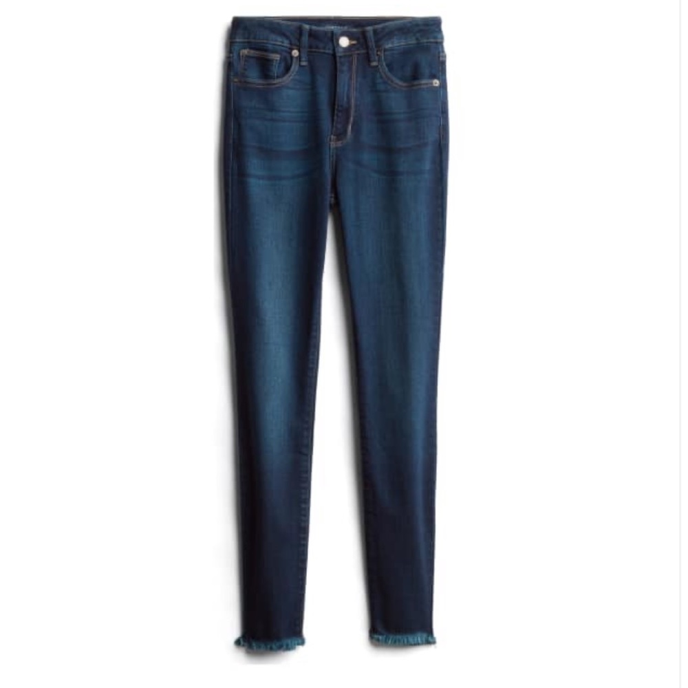 NWOT JUST USA Skinny High Rise Fray Hem
